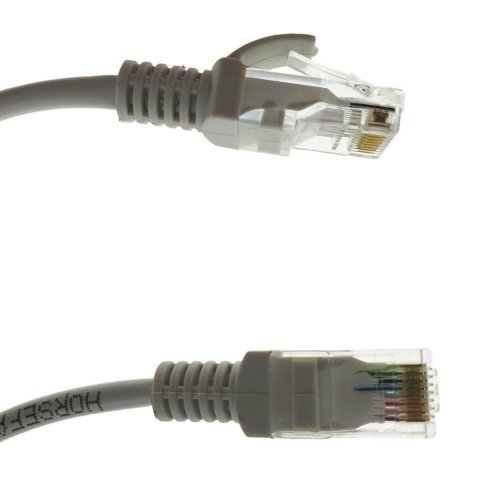 Cablu patch prelungitor internet UTP cu mufe 5 m gri