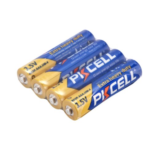Baterie AAA PKCell 1.5V set 4 bucati