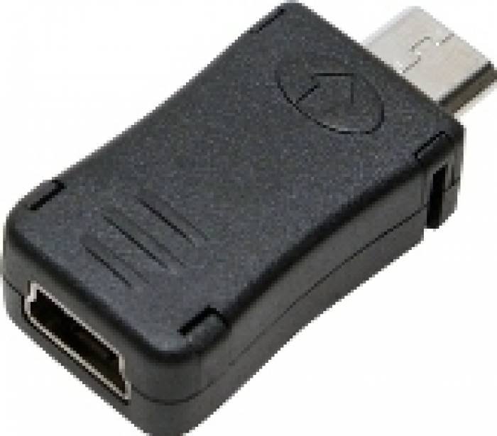 Adaptor; USB 2.0; USB B micro mufă,USB mini 5pin soclu